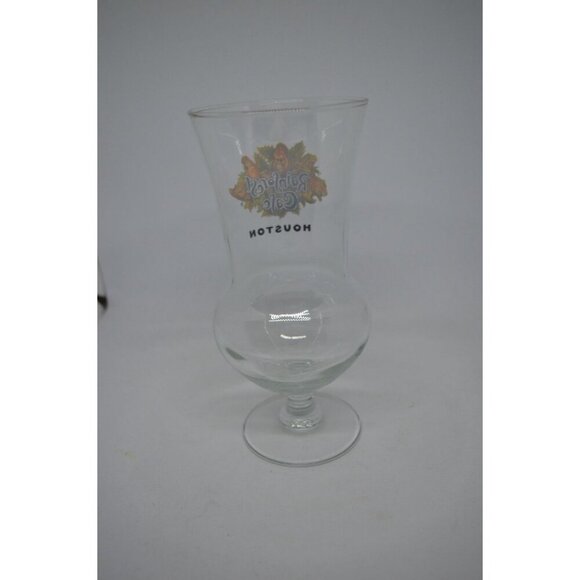 Rainforest Cafe Houston Texas Hurricane Glass 8" - Picture 4 of 5